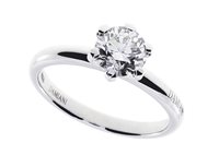 Ring Damiani Woman Luce in White Gold Diamante 0.25 Ct 20087487 - 20087487